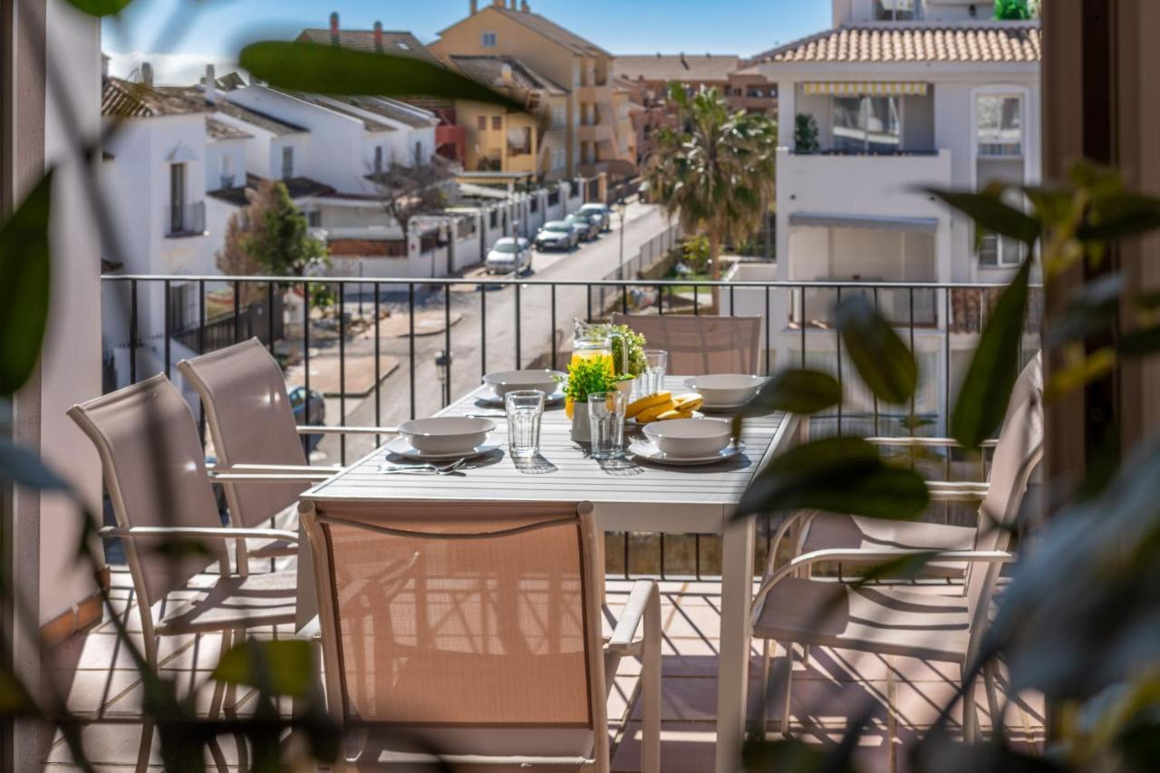 Apartamento Con Vistas Al Mar En Manilva Playa Exterior foto