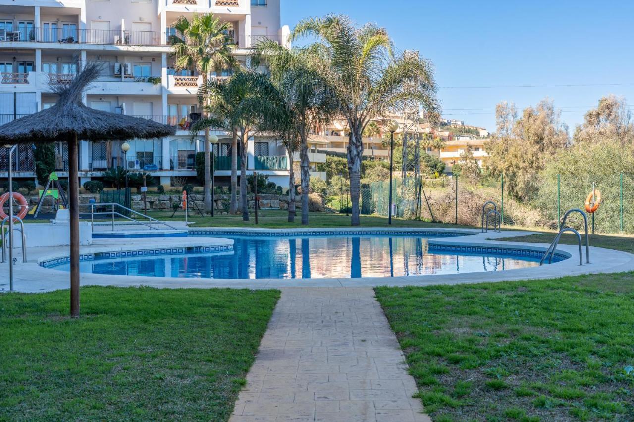 Apartamento Con Vistas Al Mar En Manilva Playa Exterior foto